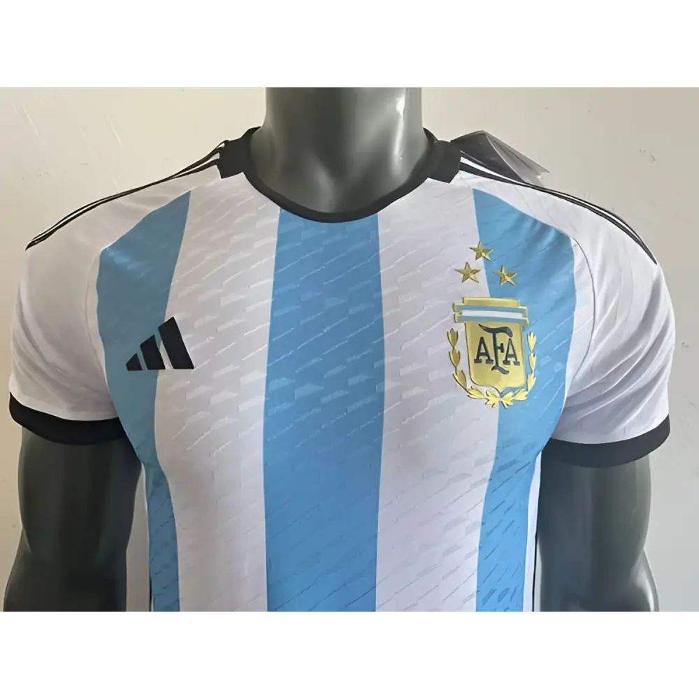 Argentine Domicile Version Joueur Retro 2022 - Image 3