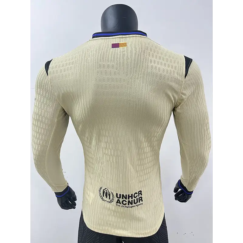 FC Barcelone Extérieur Version Joueur Manches Longues 2025/2026 - Image 2