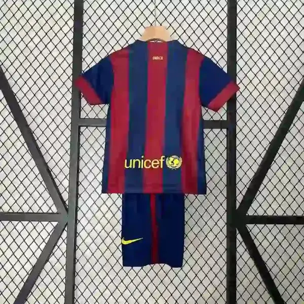 Kit Enfant FC Barcelone Domicile Retro 2014/2015 - Image 2