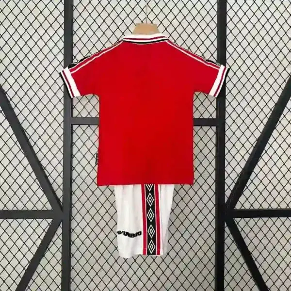Kit Enfant Manchester United Domicile Retro 1998/1989 - Image 2