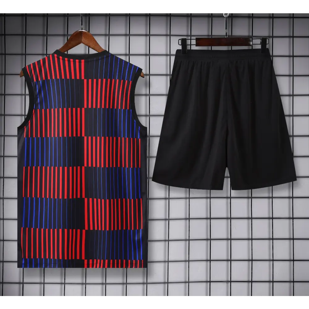 Kit Entraînement FC Barcelone Rouge & Bleu 2025/2026 - Image 2