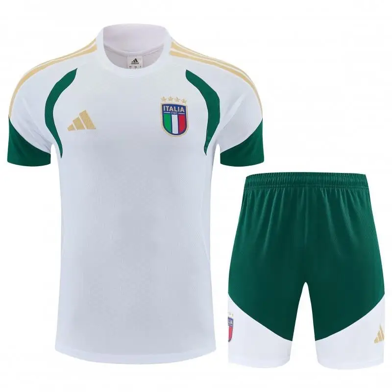Kit Entraînement Italie Blanc 2025/2026 Manches courtes