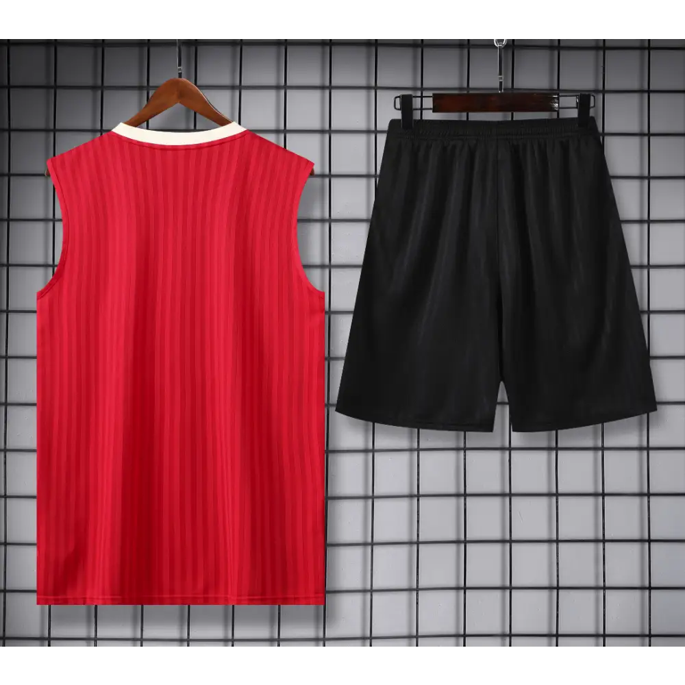 Kit Entraînement Manchester United Icon Noir & Rouge 2025/2026 - Image 2