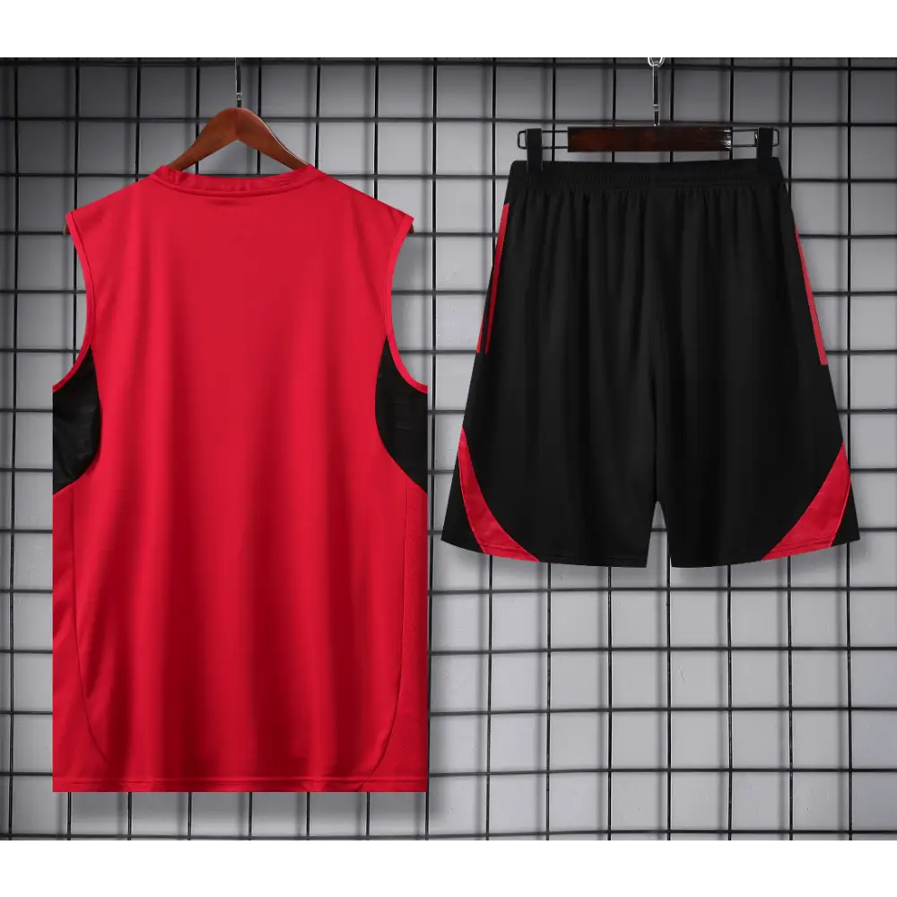 Kit Entraînement Manchester United Noir & Rouge 2025/2026 - Image 2