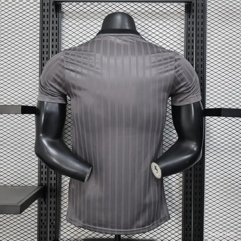 Maillot Adidas Trefoil Gris Version joueur - Image 2