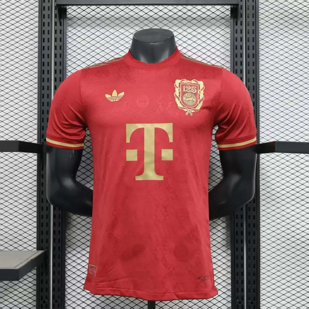 Maillot FC Bayern Munich 125 ans rouge 2025/2026