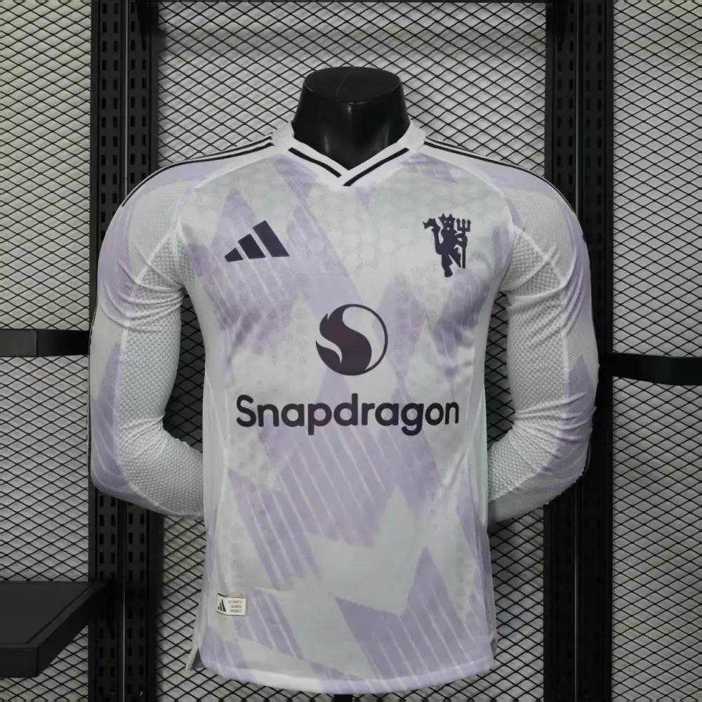 Maillot Manchester United Extérieur Manches Longues version joueur 2025/2026