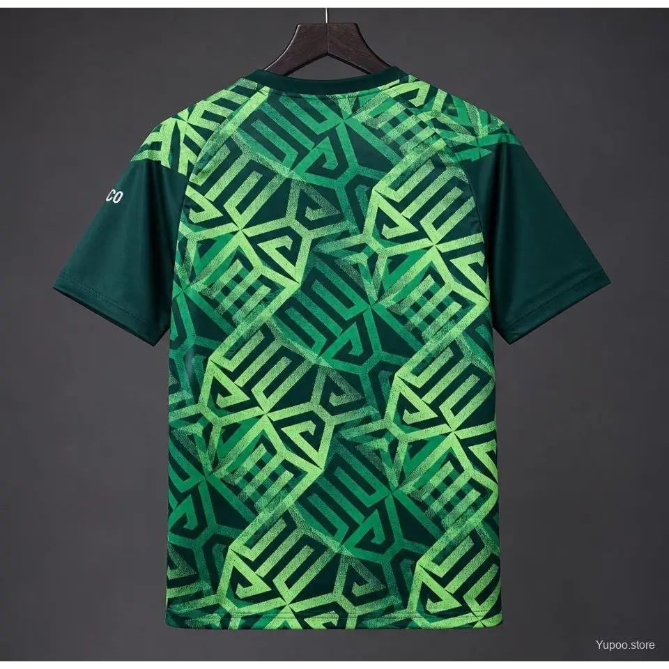 Maillot Mexique Pré Match Coupe du Monde 2026 Géometrique - Image 2