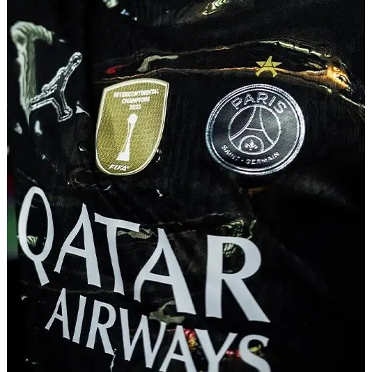 Maillot PSG Jordan Night Edition Etoile Version Joueur 2025/2026 - Image 3