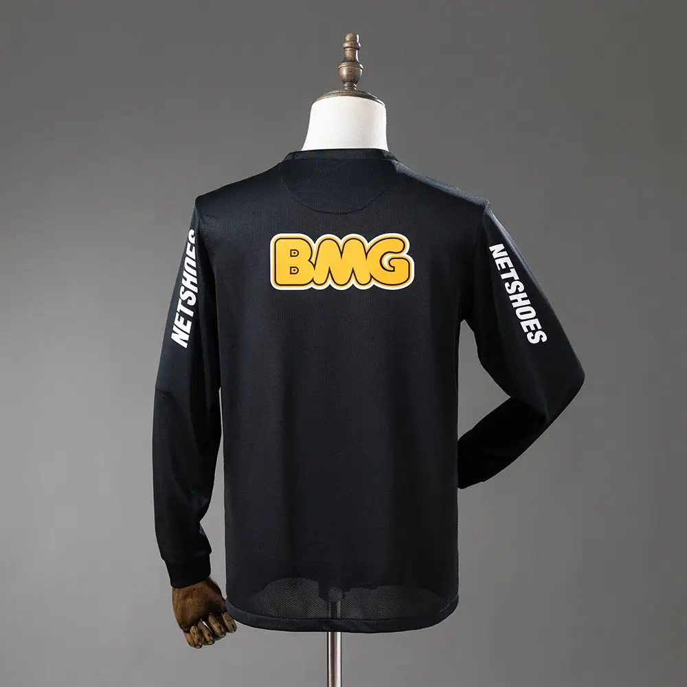 Maillot Santos Manches Longues 2011-2012 Noir - Image 2